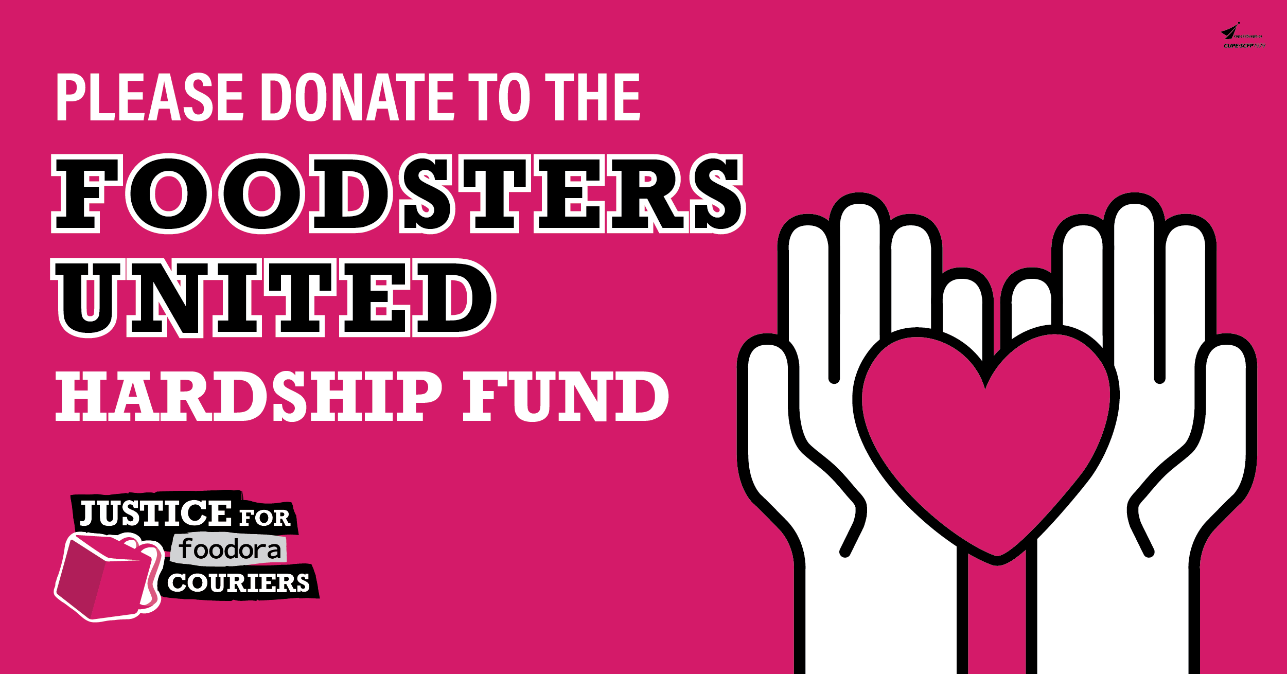 PLEASE DONATE TO THE FOODSTERS UNITED HARDSHIP FUND