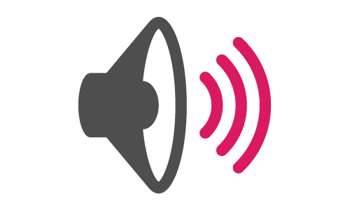 Audio clips and podcasts icon
